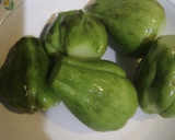 Foto langkah ke 2 dari resep Labu Siam Kukus sambel Bawang.
