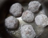 Foto del paso 8 de la receta: Albóndigas con carne de pavita y pasta corta en salsa de almendras y pecanas, cremosita🇵🇪