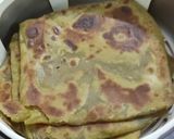 A picture of step 6 of Winter special methi paratha.
