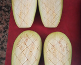 Foto del paso 1 de la receta: Berenjenas rellenas de carne