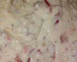 A picture of step 3 of Dahi ke sholey.