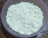 A picture of step 1 of Rose Paneer Sandesh.
