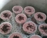 Foto langkah ke 4 dari resep Bolu Kukus Mekar Bluebery Youghurt (chimory bluebery youghurt).