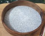 A picture of step 2 of Chia seed fruits pudding.