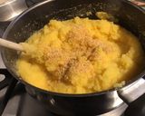 Une image de l'étape 5 de Gâteau de polenta au jambon blanc, tomates séchées et fromage de chèvre.