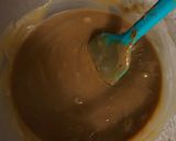 A picture of step 2 of Biscoff fudge.