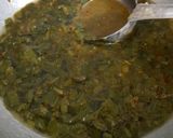 A picture of step 10 of Palak ki kadhi.