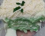 Foto langkah ke 4 dari resep Stup Roti Tawar Pandan Keju.
