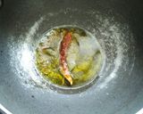 A picture of step 3 of Spicy egg sunrise.