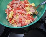 Foto del paso 4 de la receta: Tarteletas con tomate, huevo, jamón y queso