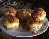 Foto del paso 6 de la receta: Patatas rellenas de jamón ibérico y queso gratinadas al horno