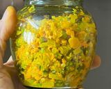 A picture of step 3 of Instant Amla, Fresh Haldi & Green Chili Pickle.