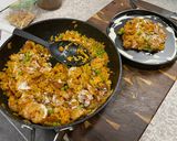 A picture of step 9 of Shrimp & Chorizo Paella.