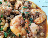 Foto del paso 9 de la receta: Lentejas con bacalao y langostinos