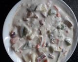 A picture of step 2 of Fruits raita flahari.