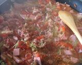 Háromsajtos sonkás baconos tészta recept fázis 4 fotója