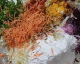 A picture of step 1 of Beetroot carrot cutlet.