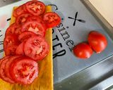 Une image de l'étape 2 de Salade de betteraves rouges et tomates à la feta et persil.