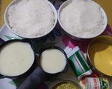 A picture of step 1 of Saffron Pistachios Coconut delight.