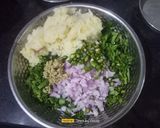 A picture of step 2 of Stuffed Aloo Palak Paratha (Punjabi Style).