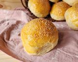 Foto del paso 12 de la receta: 🍔 Pan para hamburguesas con sésamo - técnica Tang zhong 😍 Esponjosidad única 🍔
