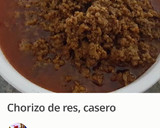 Foto del paso 1 de la receta: Frijoles fritos con chorizo casero