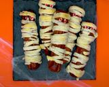 Foto del paso 3 de la receta: Momias salchicha para Halloween
