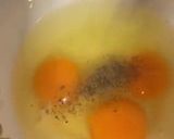 A picture of step 1 of Sausage Cheese Omelette.