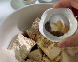 A picture of step 2 of Chili Oil Tofu（油泼豆腐).