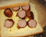 A picture of step 4 of Toast Sausage Bread#4weekschallenge#charityrecipe.