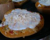 Foto del paso 9 de la receta: Zapallo anco relleno vegetariano