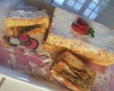 Foto langkah ke 4 dari resep Happy Cake with Choco Pastry.