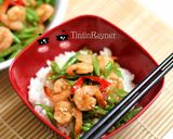 Foto langkah ke 9 dari resep Tumis Buncis Udang Saos Tiram Kilat.