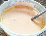A picture of step 2 of Eggless pancakes.