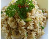 Foto del paso 2 de la receta: Arroz integral con champiñones y zucchini