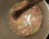 A picture of step 1 of Minced meat pilau with coconut.