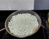 A picture of step 3 of Falhari Sabudana Chiwda.
