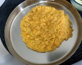 A picture of step 4 of Moong Dal Khichdi.