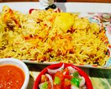 A picture of step 15 of Chicken pulao in my style.