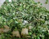 A picture of step 2 of मेथी मटर आलू(methi aloo recipe in hindi).
