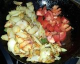 A picture of step 5 of Masala Aloo.