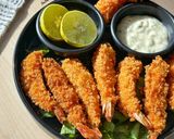 صورة لخطوة 10 من وصفة جمبري مقلي بالبانكو 🍤