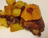 A picture of step 3 of Blood Orange and chorizo chicken.