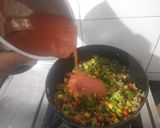 A picture of step 2 of Healthy Veg Lasagna.