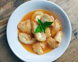 Foto langkah ke 14 dari resep #14. Pempek Kapal Selam Sederhana tanpa Ikan.