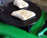 A picture of step 9 of Homemade stuffed roti Tortilla.