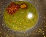 A picture of step 3 of Sarso ka sag.