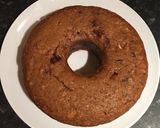 A picture of step 10 of Eggless Christmas Cake.