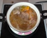 Hình bước làm 2 của món Canh gà bí đỏ