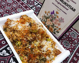 A picture of step 18 of Tandoori chicken biryani.